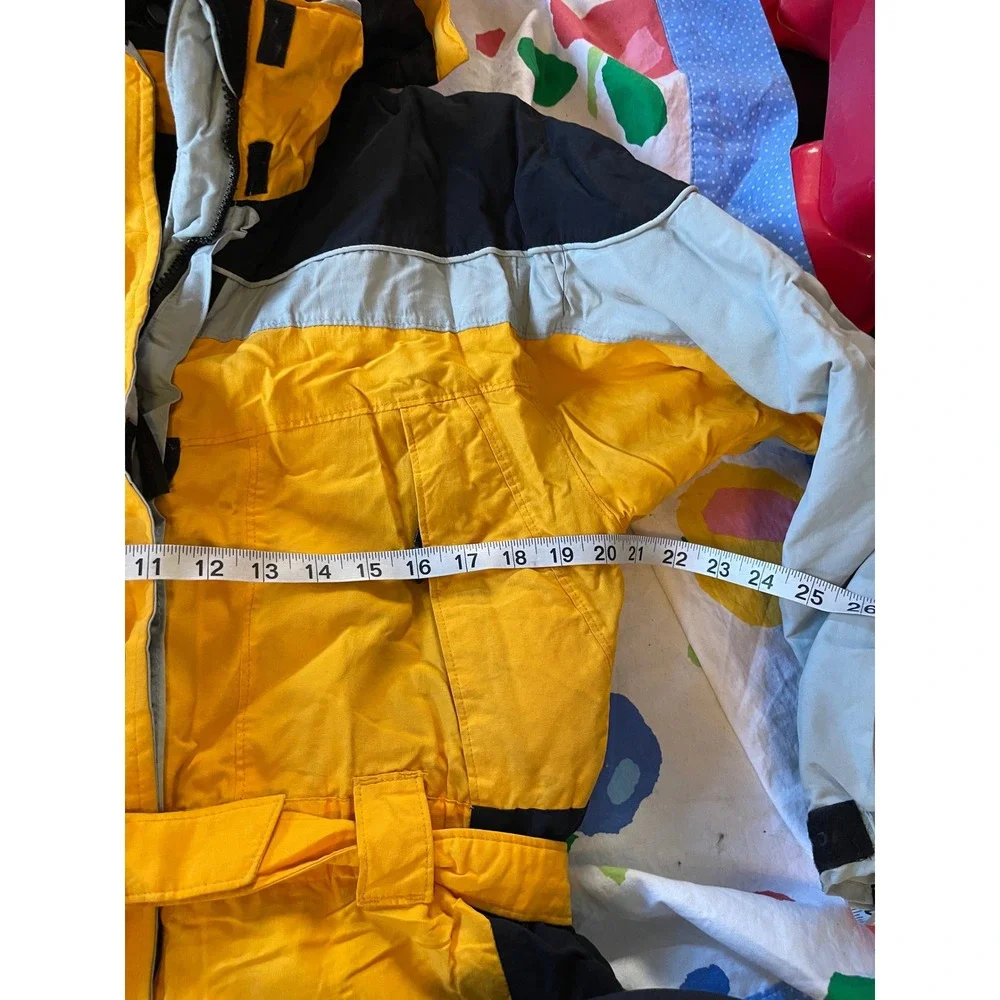90s Rossignol Ski Snowboard Jacket Mens Size S‎ Yellow Winter Sport Coat